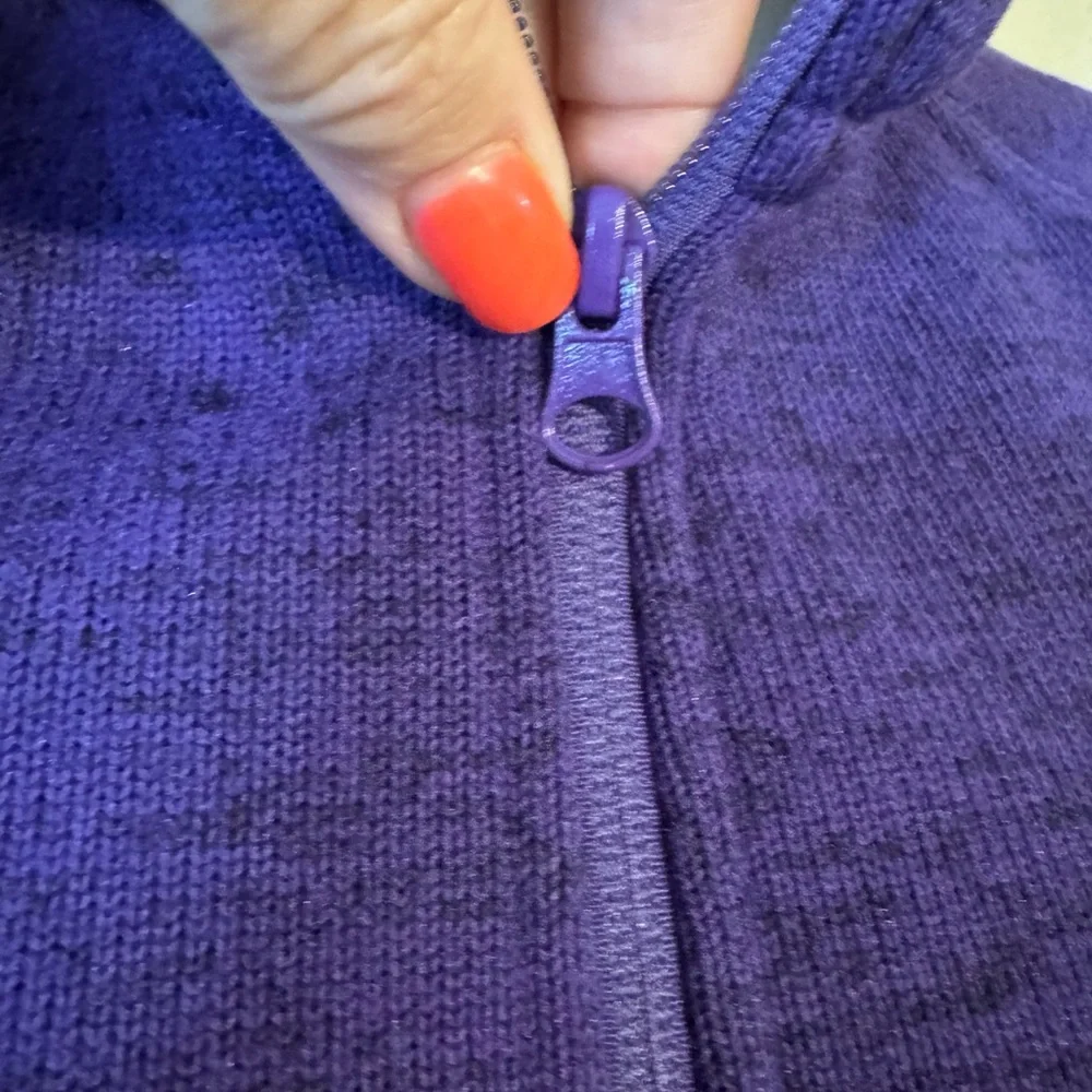 NWT Women's Purple Sweater Jacket  SMALL   #3 - Picture 6 of 11